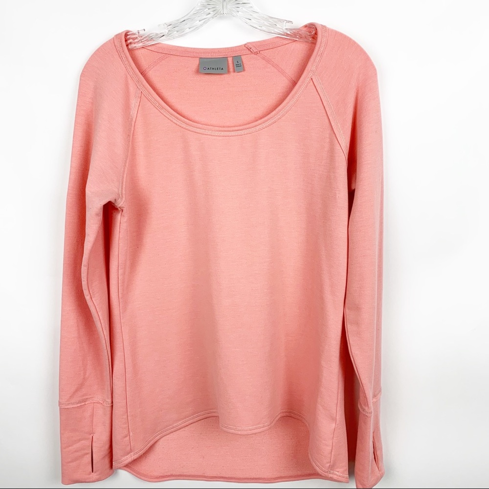 Athleta French Terry Sharkbite Top